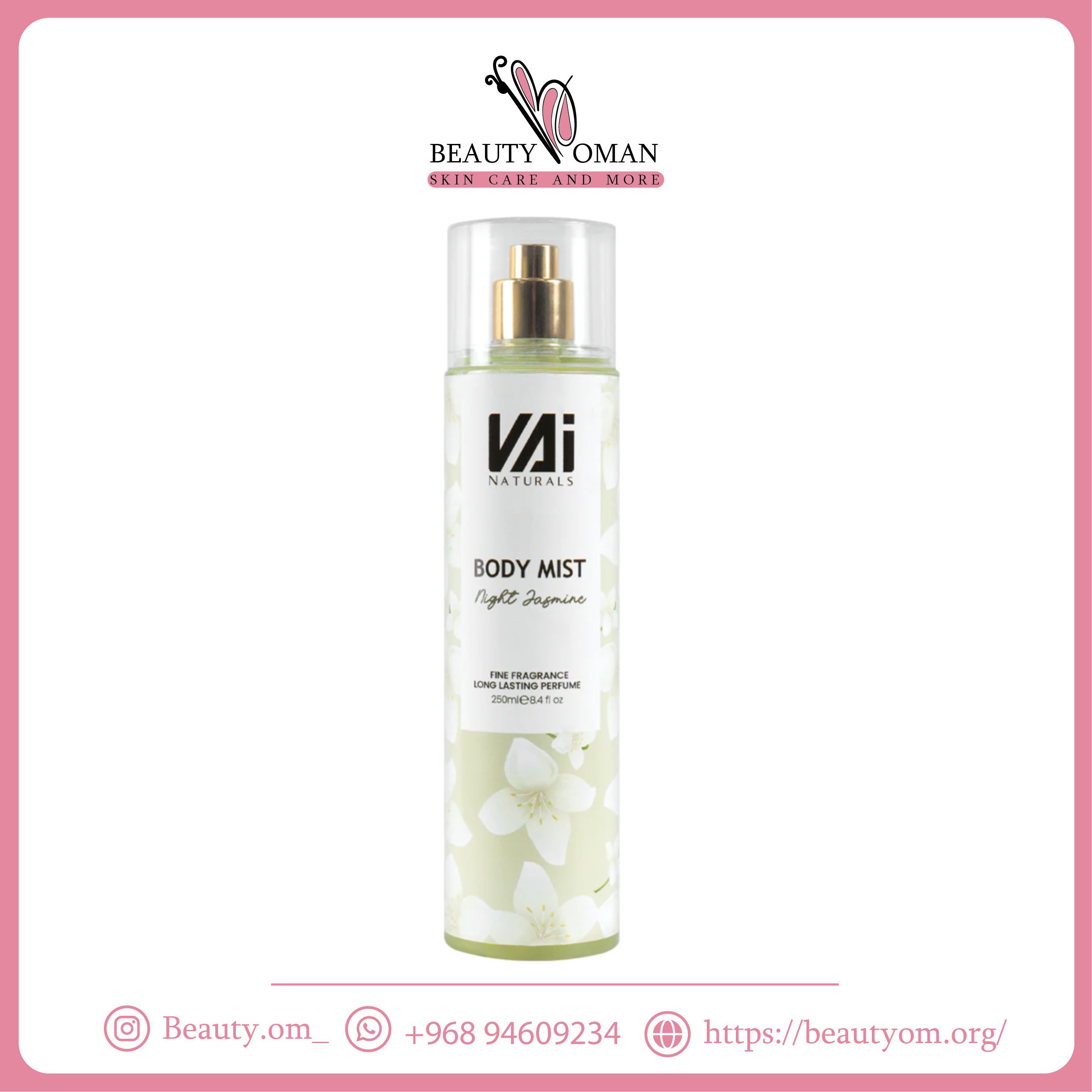 🌙 معطر الجسم “Night Jasmine” من ڤاي ناتشورال